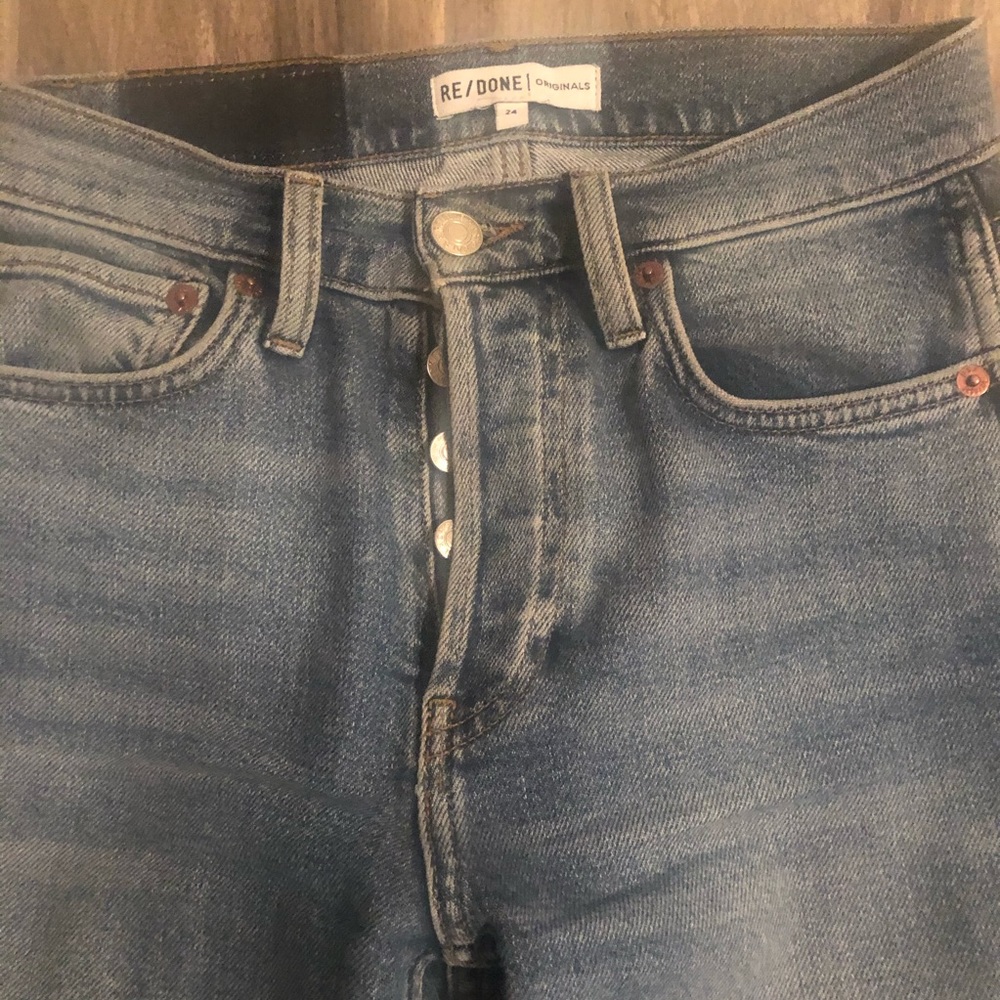 RE/DONE Double Needle Long in Light 41- Sz 24 - Picture 7 of 11